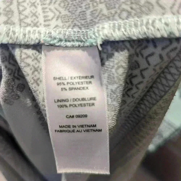 Cleo Sleeveless Green Geometric Maxi Dress - size 4 like new - Picture 4 of 5